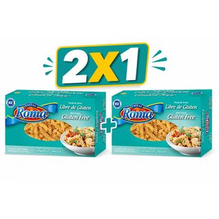 Pasta Tornillo Libre De Gluten Roma 250 gr. 2 X 1