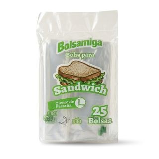 Bolsas Para Sándwich Bolsamiga 25 un.