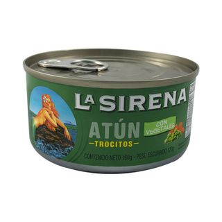 La Sirena Atún vegetales La Sirena 160 g 2.00 g