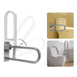 Barra de Apoyo Abatible Acero Inoxidable para Baño