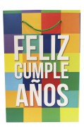 Bolsa Cumpleaños Mosaico Amarillo L 1 UN