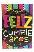 Bolsa Cumpleaños Feliz Neon L 1 UN