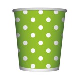 Lucero Vaso Polka Verde 10 UN