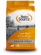 Concentrado para perro adulto lamb & peas GF Nutrisource 26 libras
