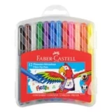 Faber-Castell Faber-Castell Marcadores en Estuche de Colores 12 UN 12.00 UN