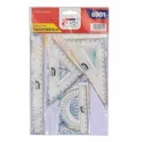 Fast Fast Estuche Geométrico Pequeño con Regla de 20cms 1 UN 1.00 UN