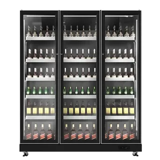 Refrigerador exhibidor vertical de 3 puertas de 37 pies cubicos