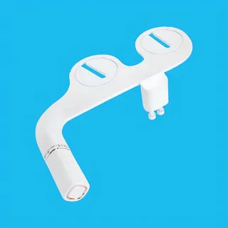 Bidet Delgado de Doble Boquilla para Inodoro
