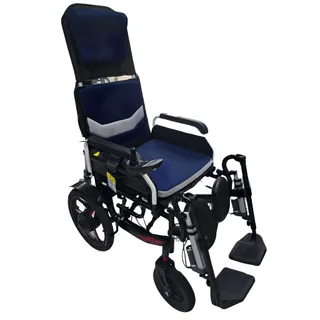 Silla de Ruedas Eléctrica con Respaldo Inclinable