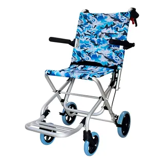 Silla de Ruedas de Transporte y Viaje Compacta