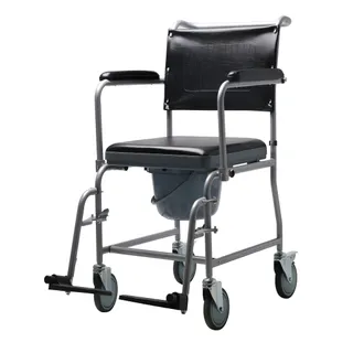 Silla de ruedas con Baño portatil