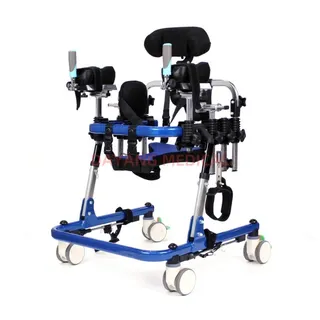 Andador de aluminio para niños con parálisis cerebral