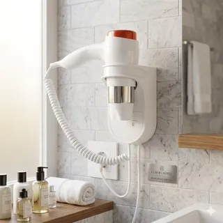 Secadora de Pelo Profesional de Pared (1200W)