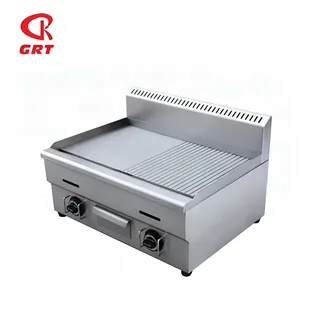 Plancha para Alimentos a Gas de Acero Inoxidable