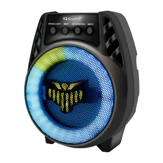 Bocina recargable con tecnología TWS y luces LED
