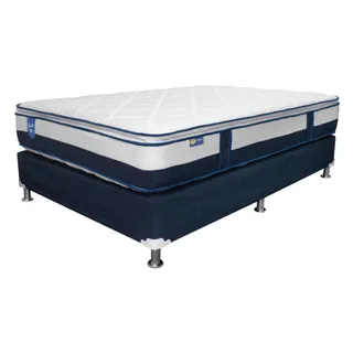 Cama King Súper Ortopédica Con 1 Pillow Top
