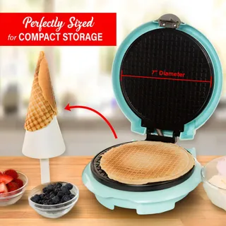 Máquina Wafflera para Conos de Helado y Barquillos