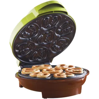 Mini máquina para hacer pretzels antiadherente, verde