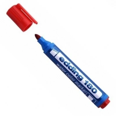 Edding MARCADOR LAVABLE EDDING 180 P/REDONDA ROJO (66X10) 0.00 un