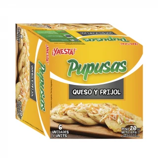 ¡Ya Está! Pupusas queso/frijol 6 uds - 575 g 1.20 g