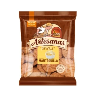 Artesanas Galleta Mantequilla Artesanas 100 gr. 100.00 g